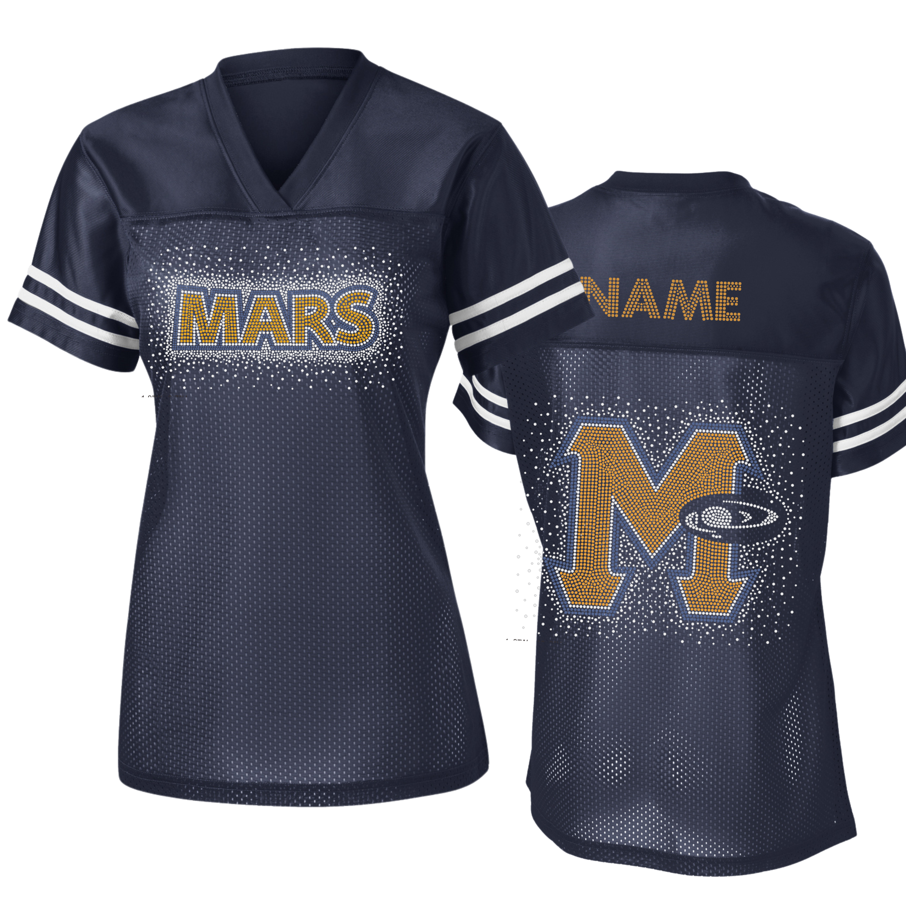 Mars Navy Football Jersey