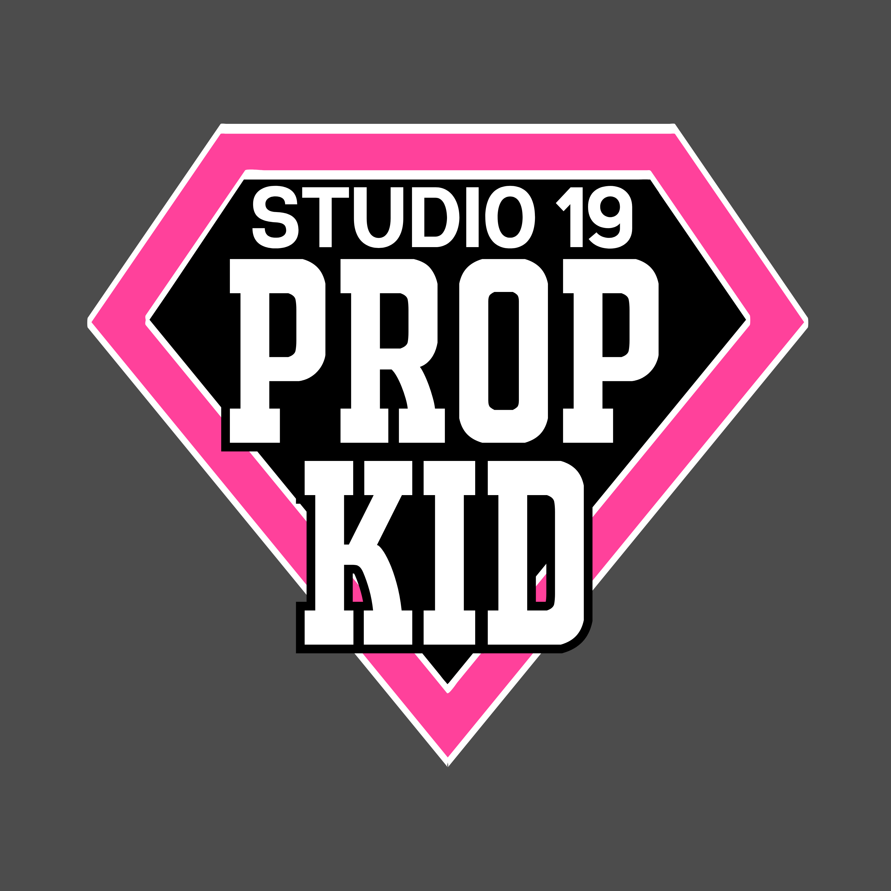 Studio 19 Pink Super Prop Kid DTF Print