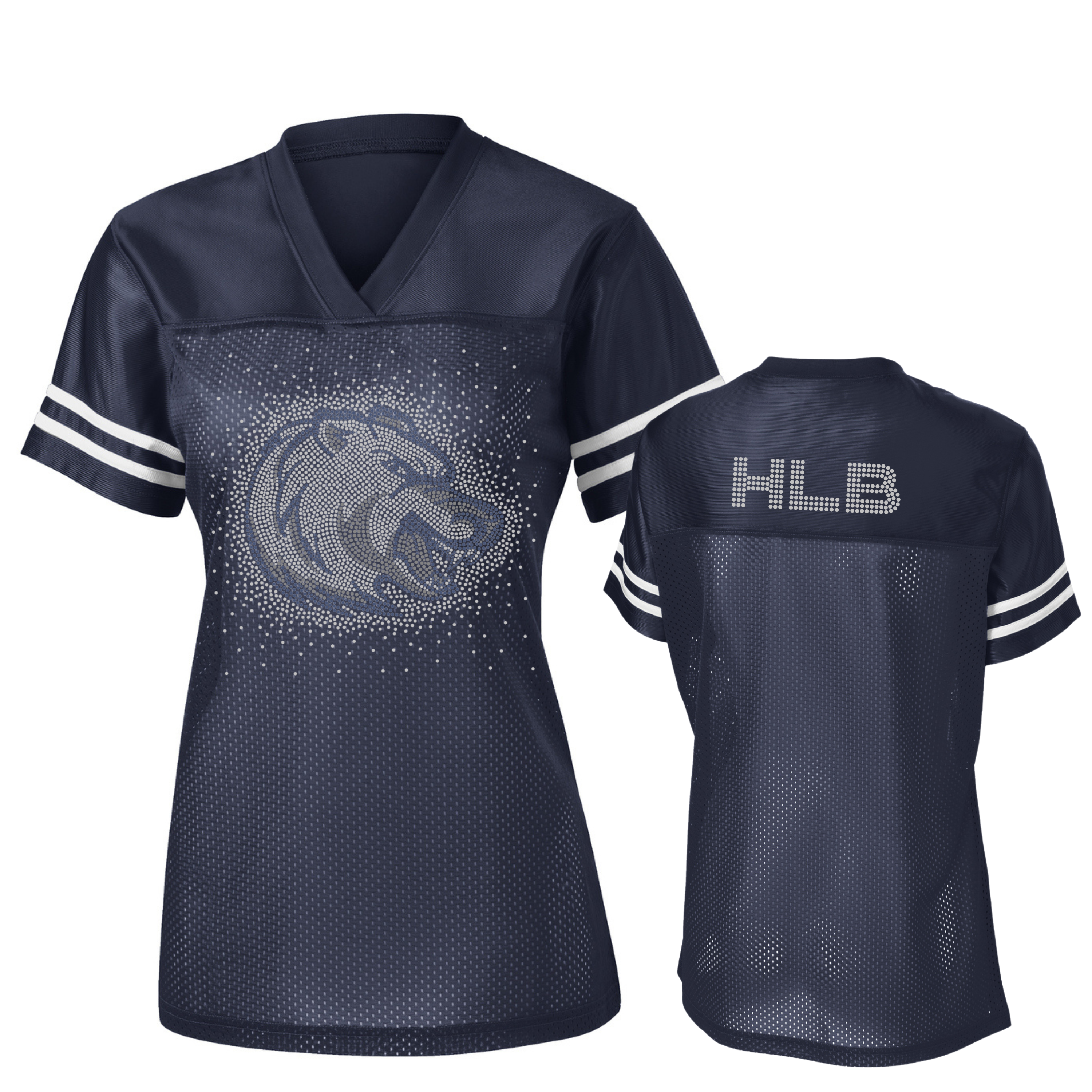 HLB Bears Navy Football Jersey