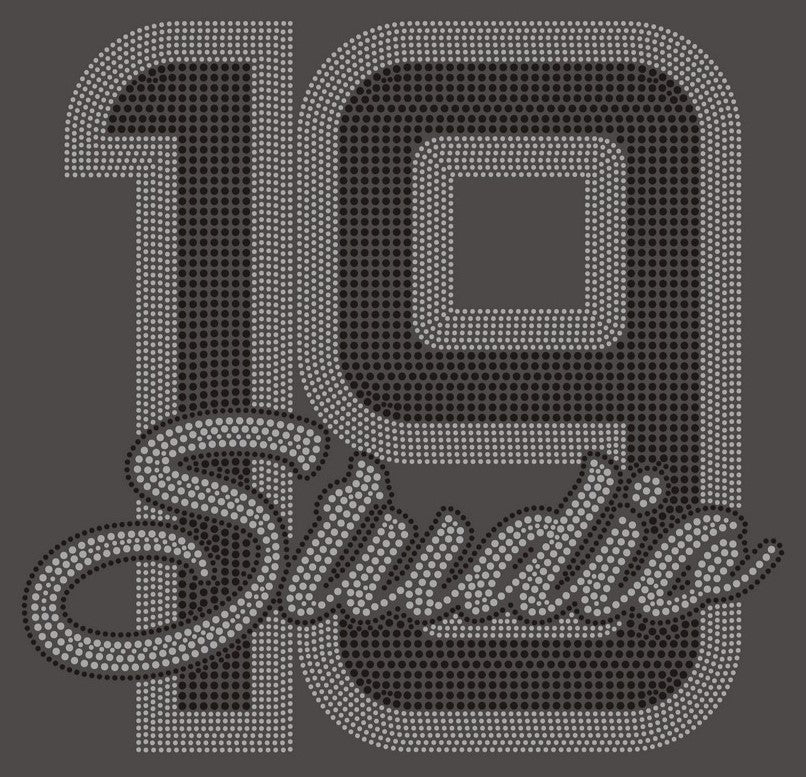 Studio 19 Large Black Block Bling