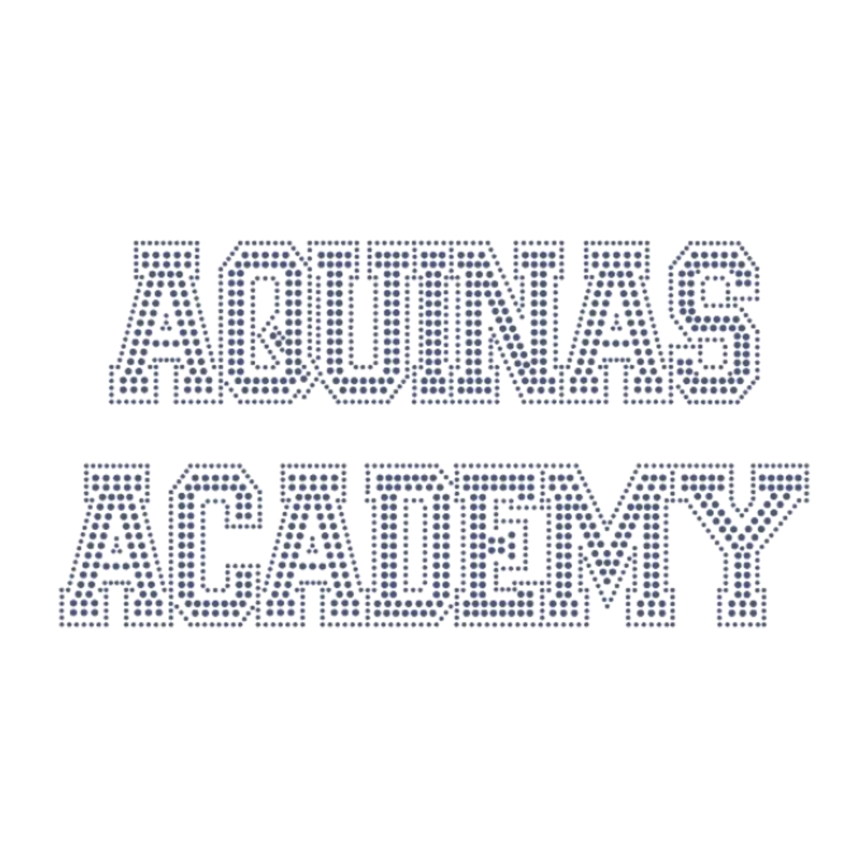 Navy Aquinas Academy Bling