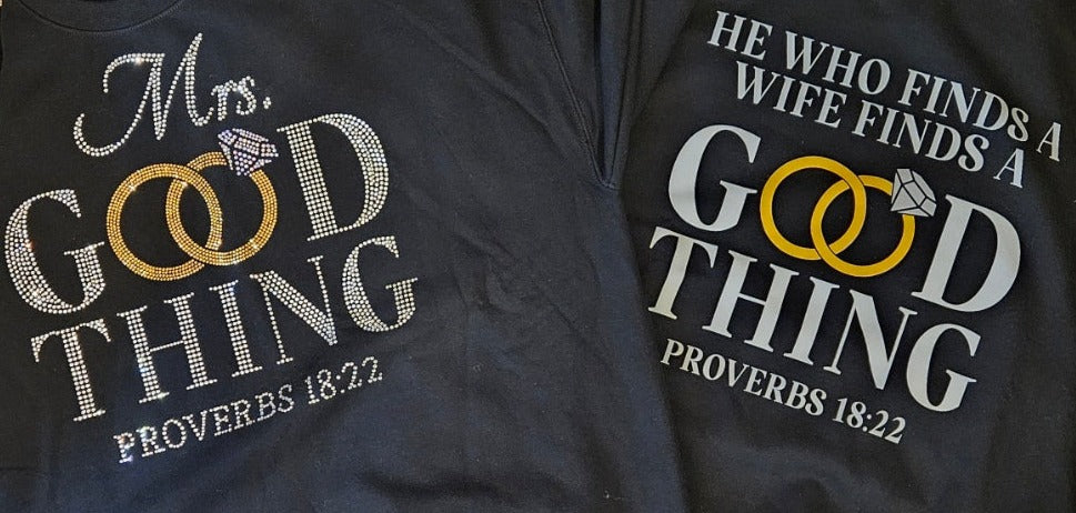 He Who Finds A Wife DTF Design