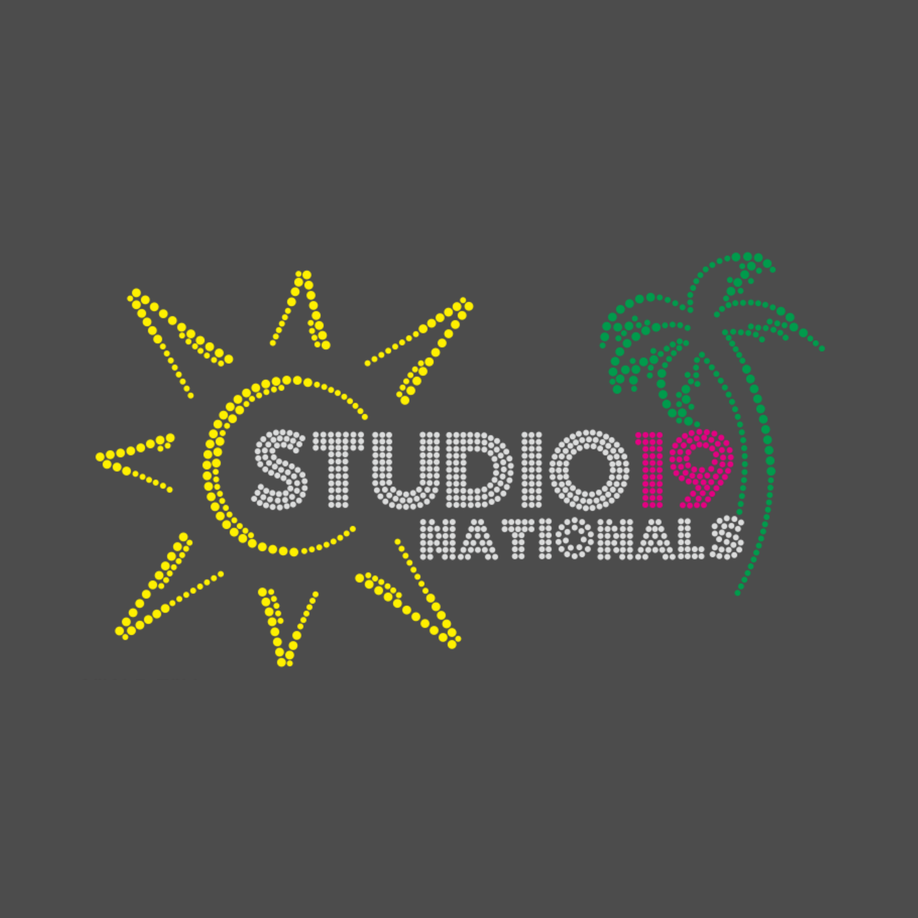 Studio 19 Large Nationals Sun and Palm Bling