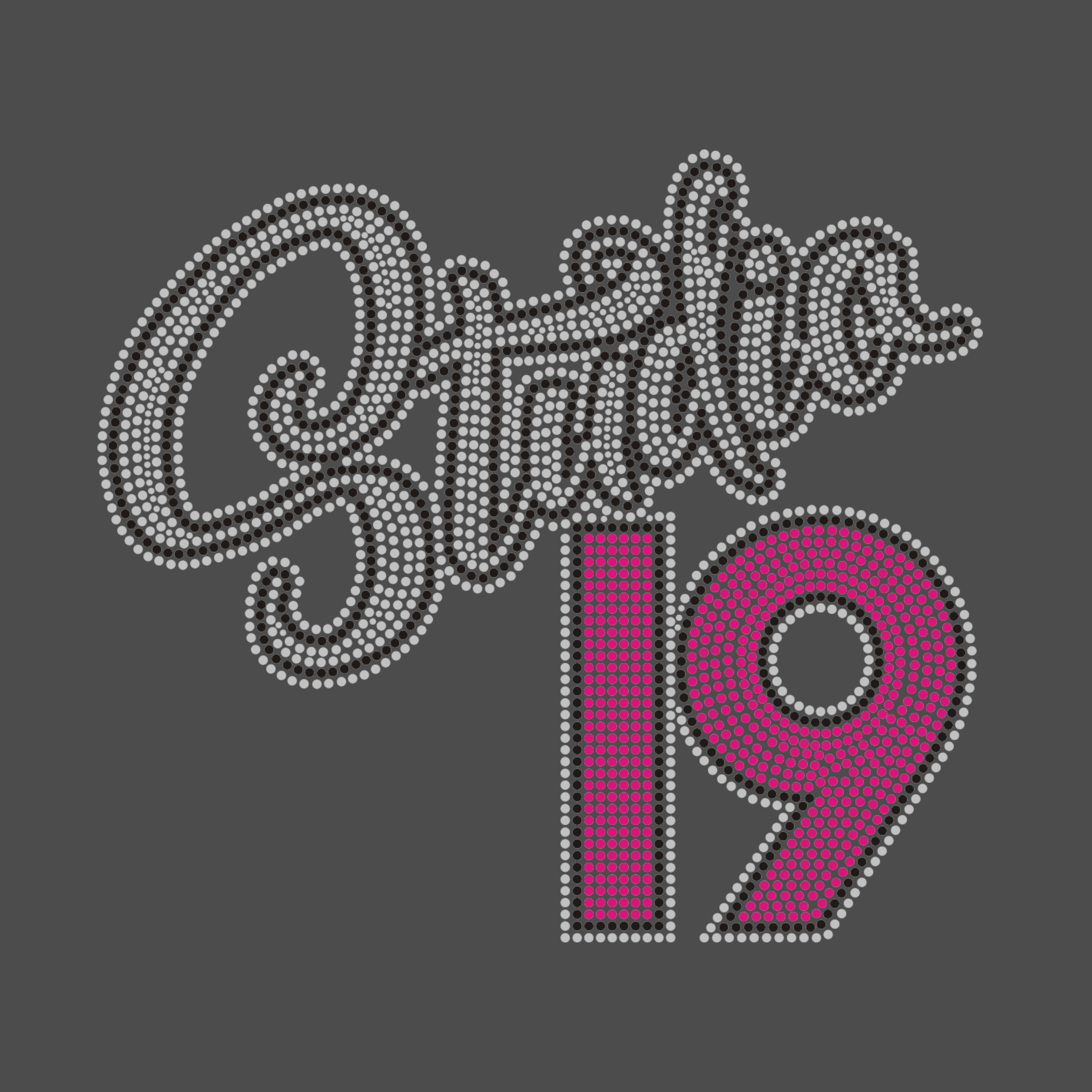 Studio 19 Bling Hooded Full Length Onesie (Name, Small Logo, and Large Logo Included)