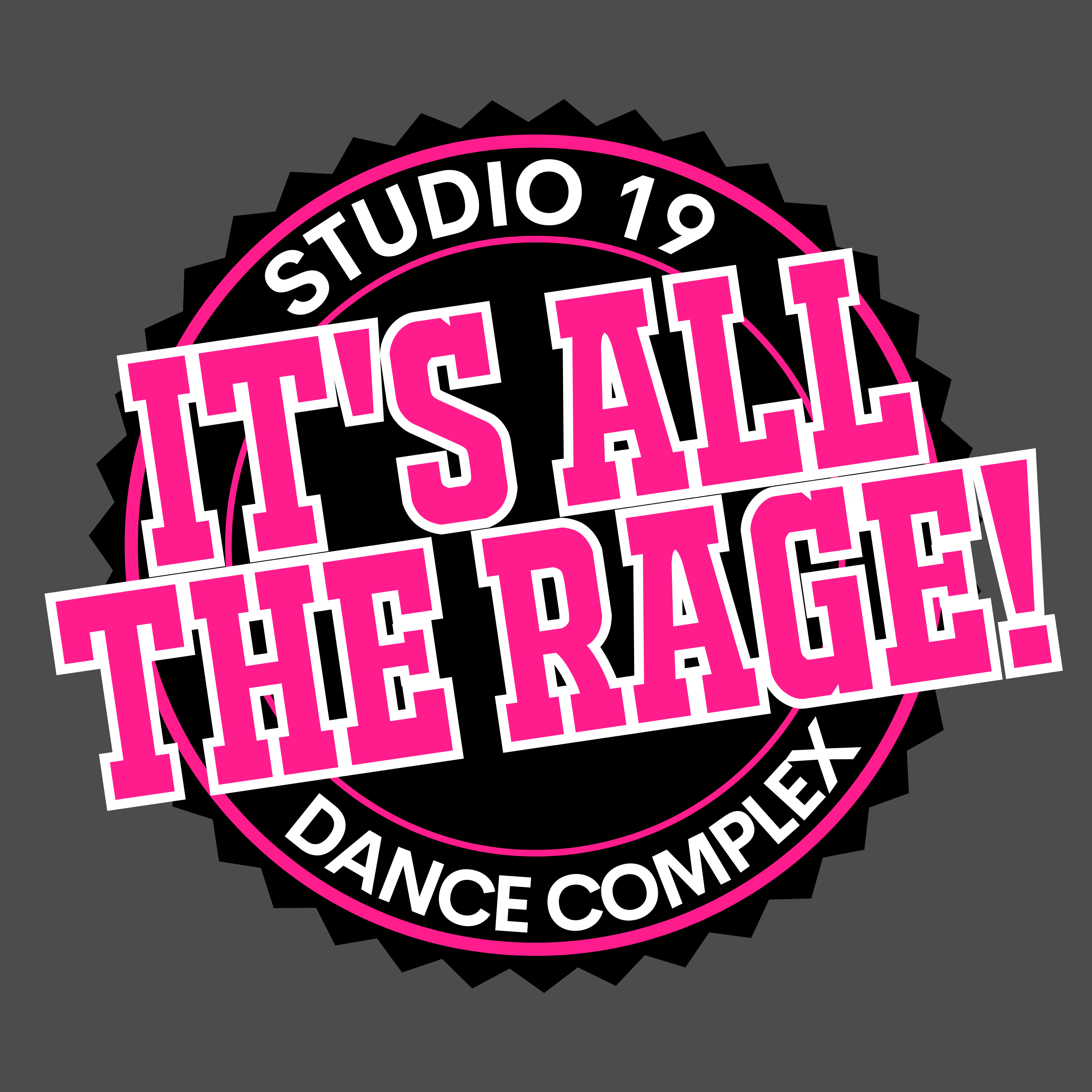 Studio 19 Pink It's All The Rage DTF Print