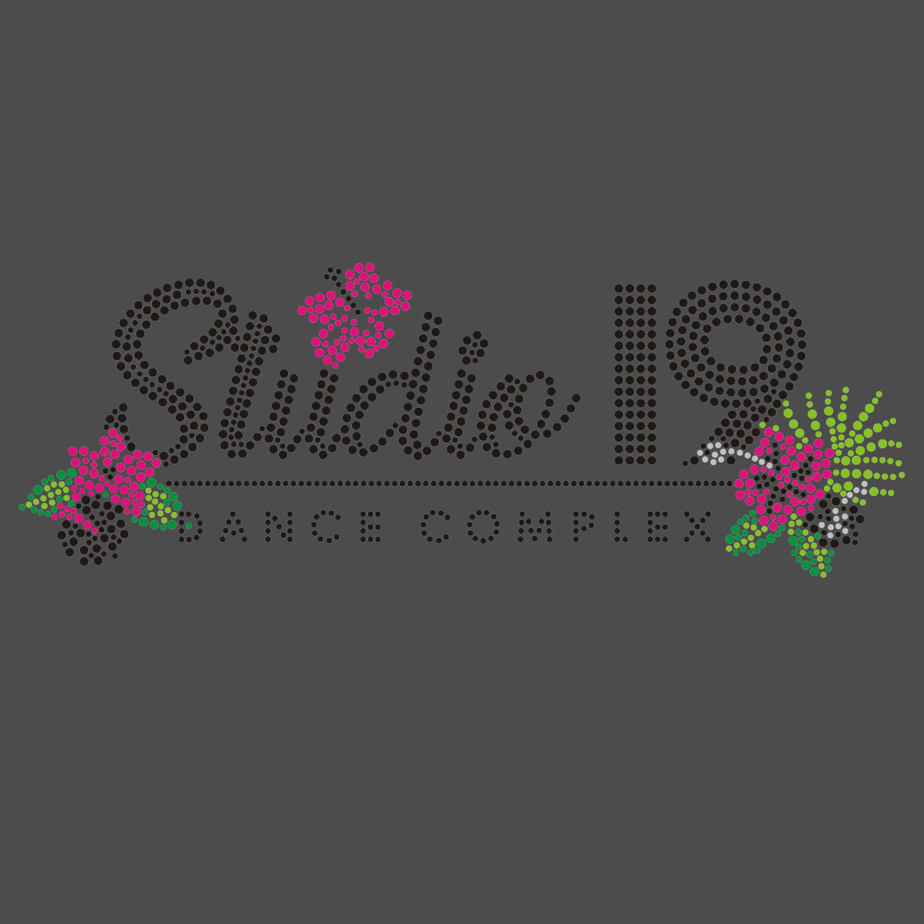 Studio 19 Black Tropical Bling