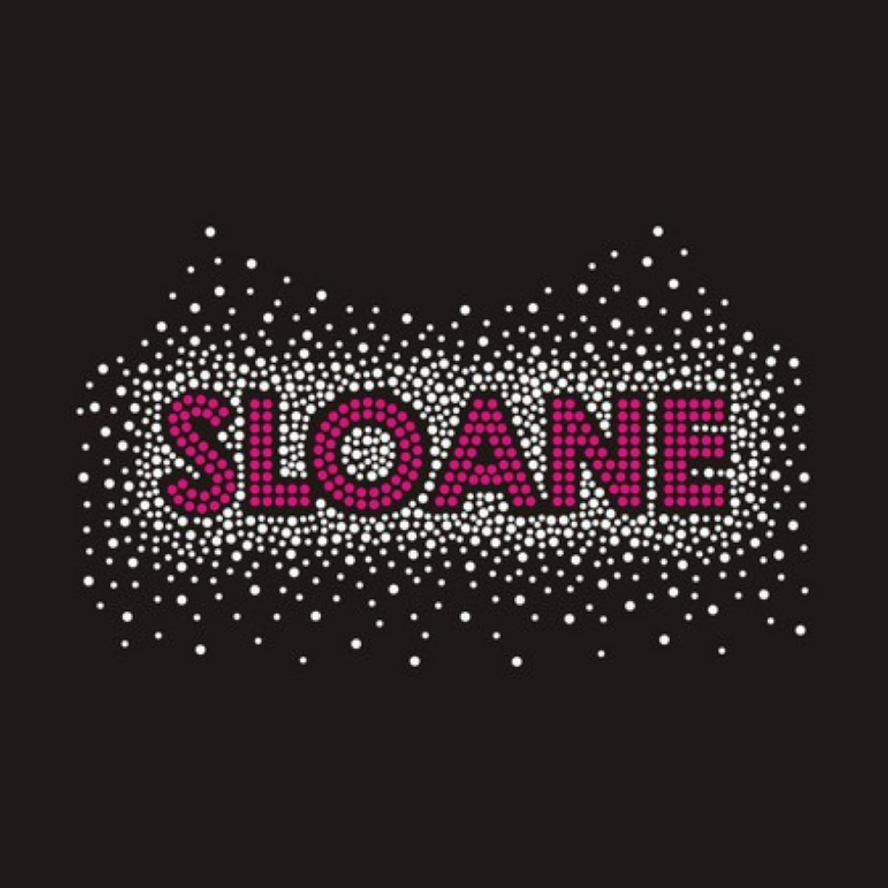 Custom Name Sports Bra Bling