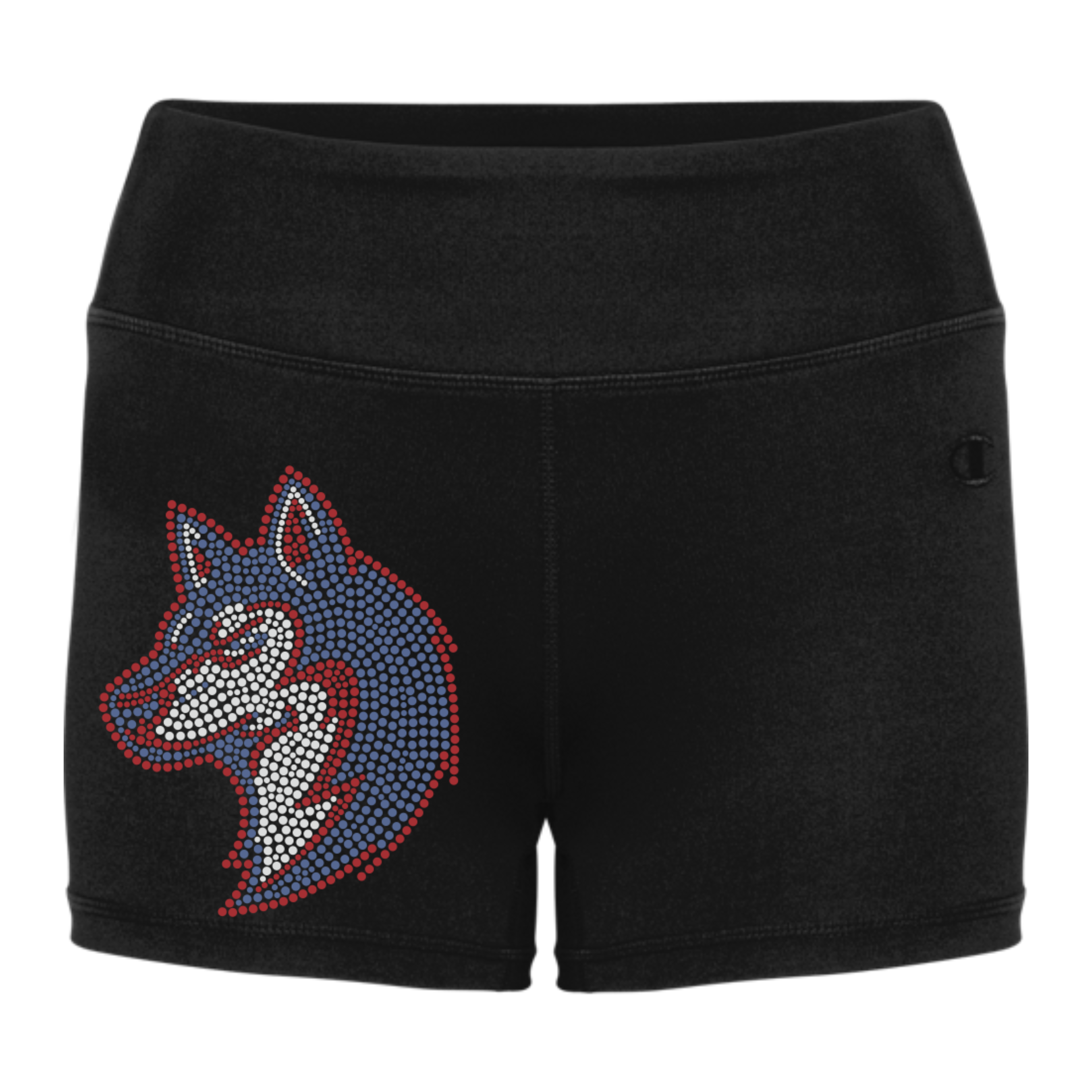 Huskies Black Champion Contour Short