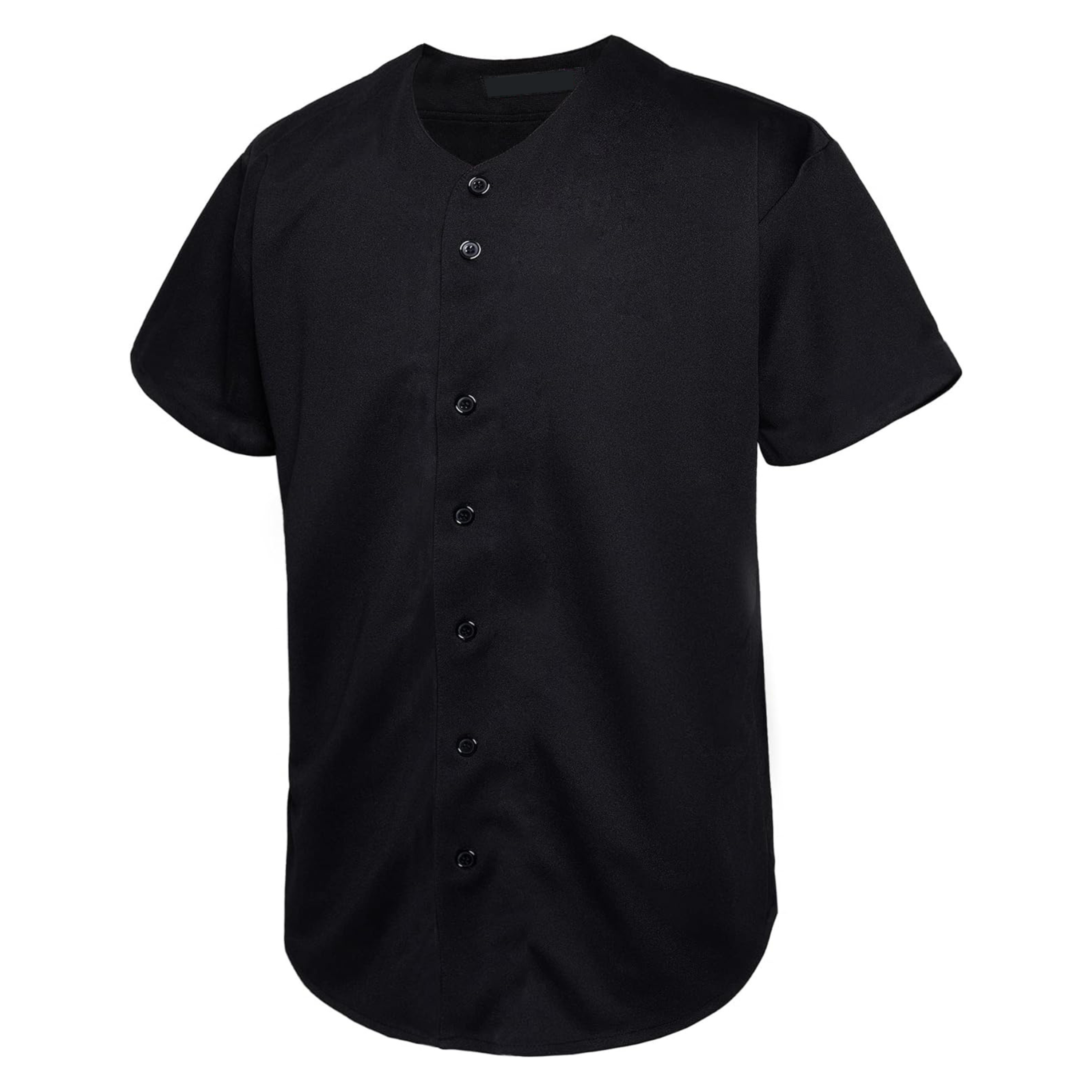 Custom All Black Full Bling Baseball Jersey