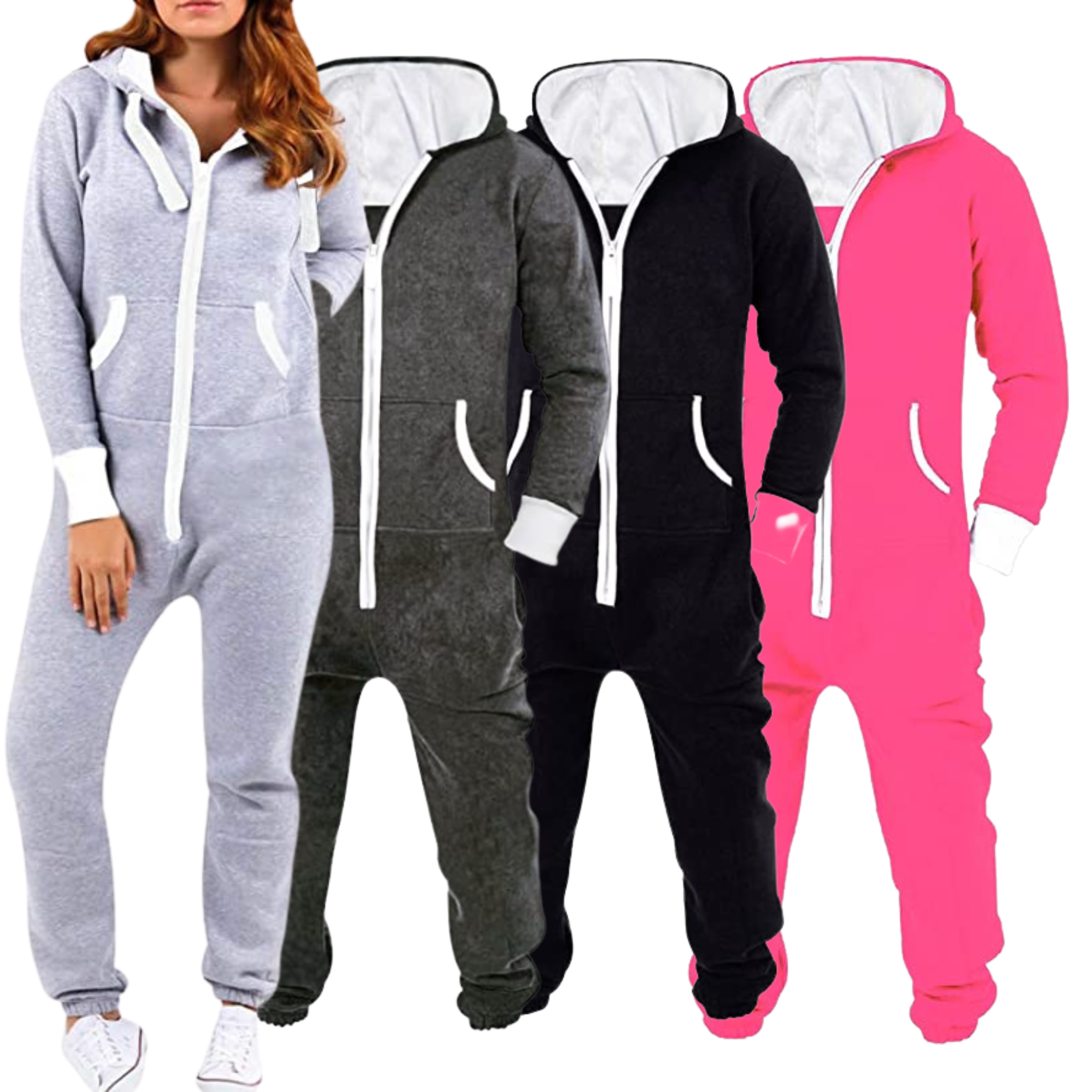 Studio 19 Bling Hooded Full Length Onesie (Name, Small Logo, and Large Logo Included)