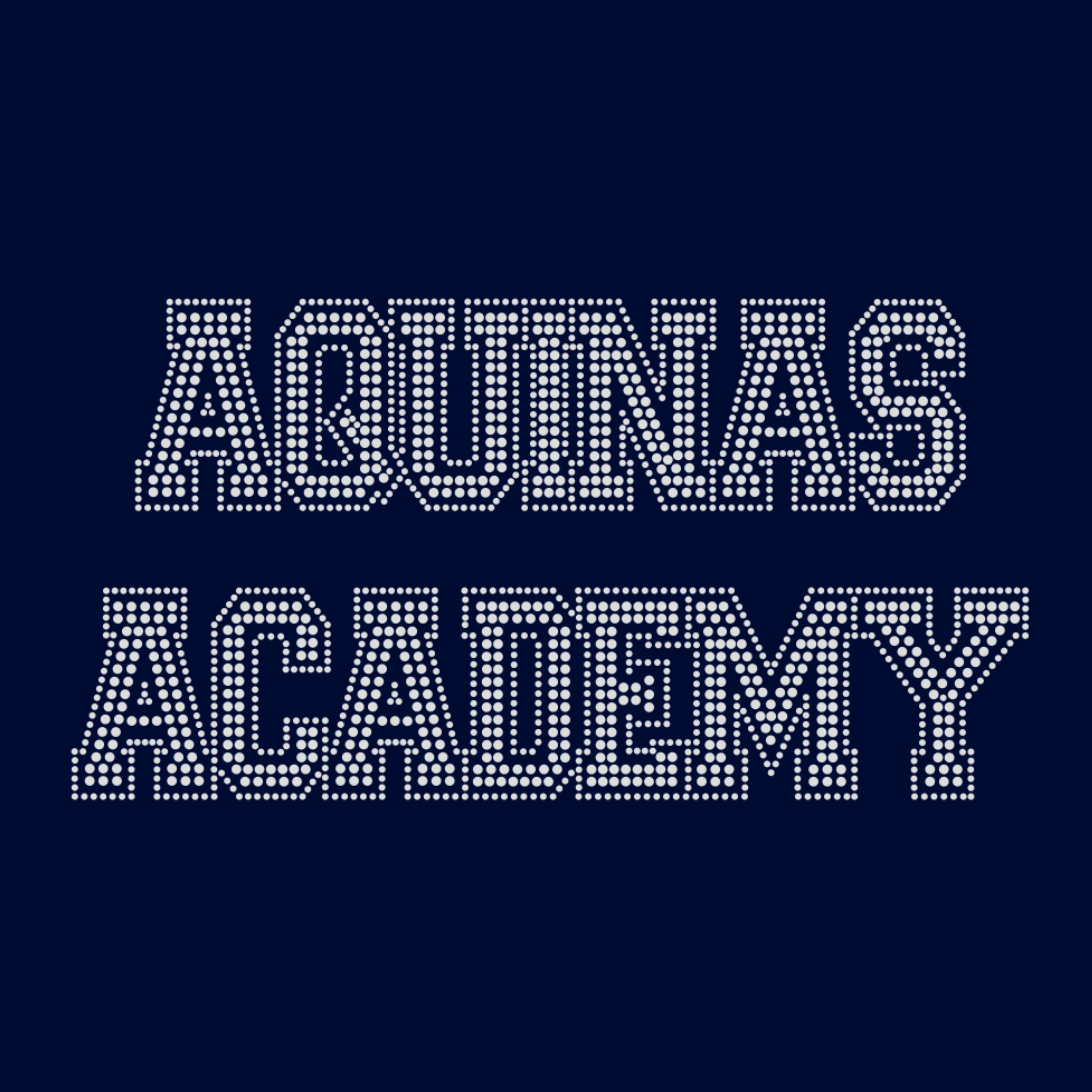 Crystal Aquinas Academy Bling