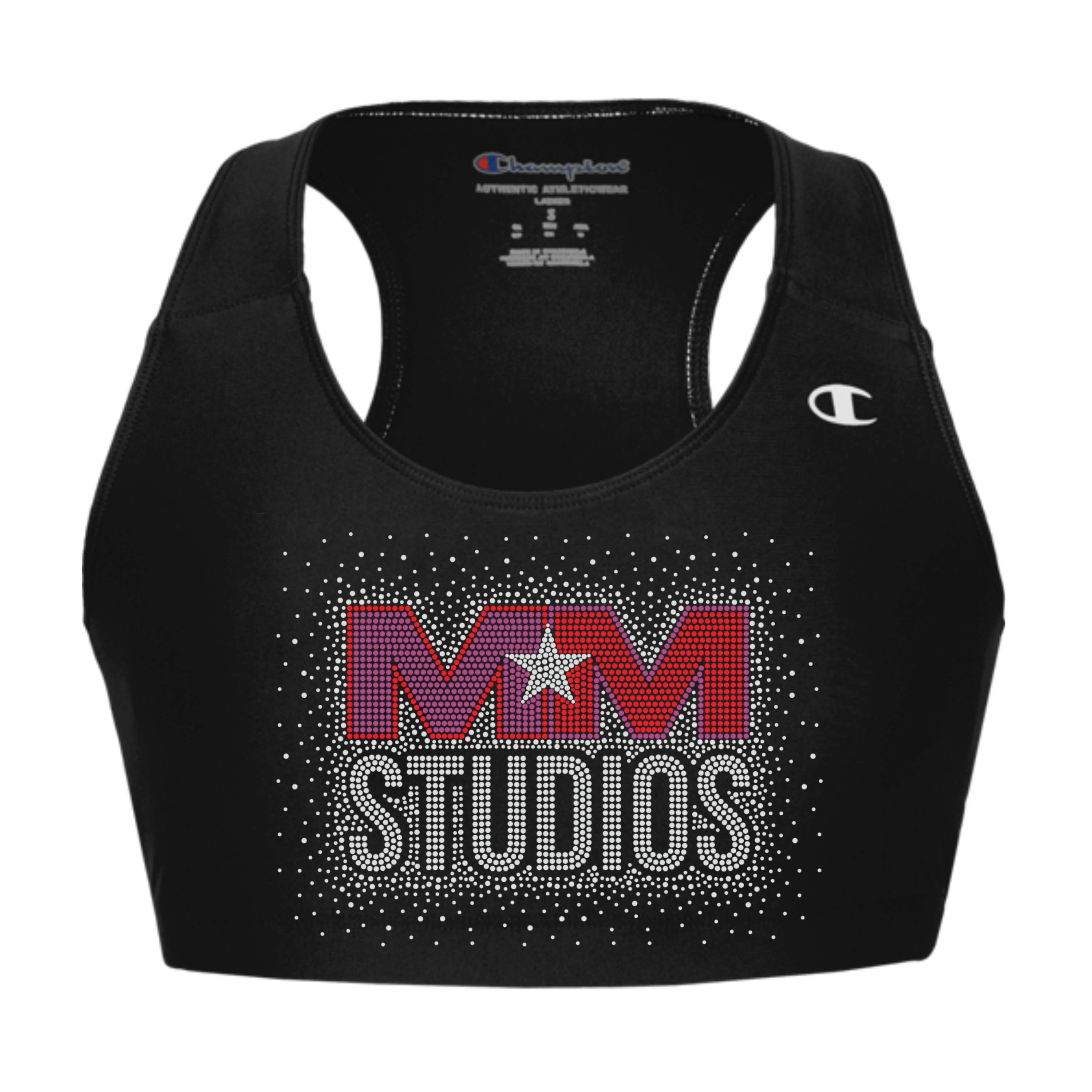 MM Studios Champion Essential Racerback Bra Top