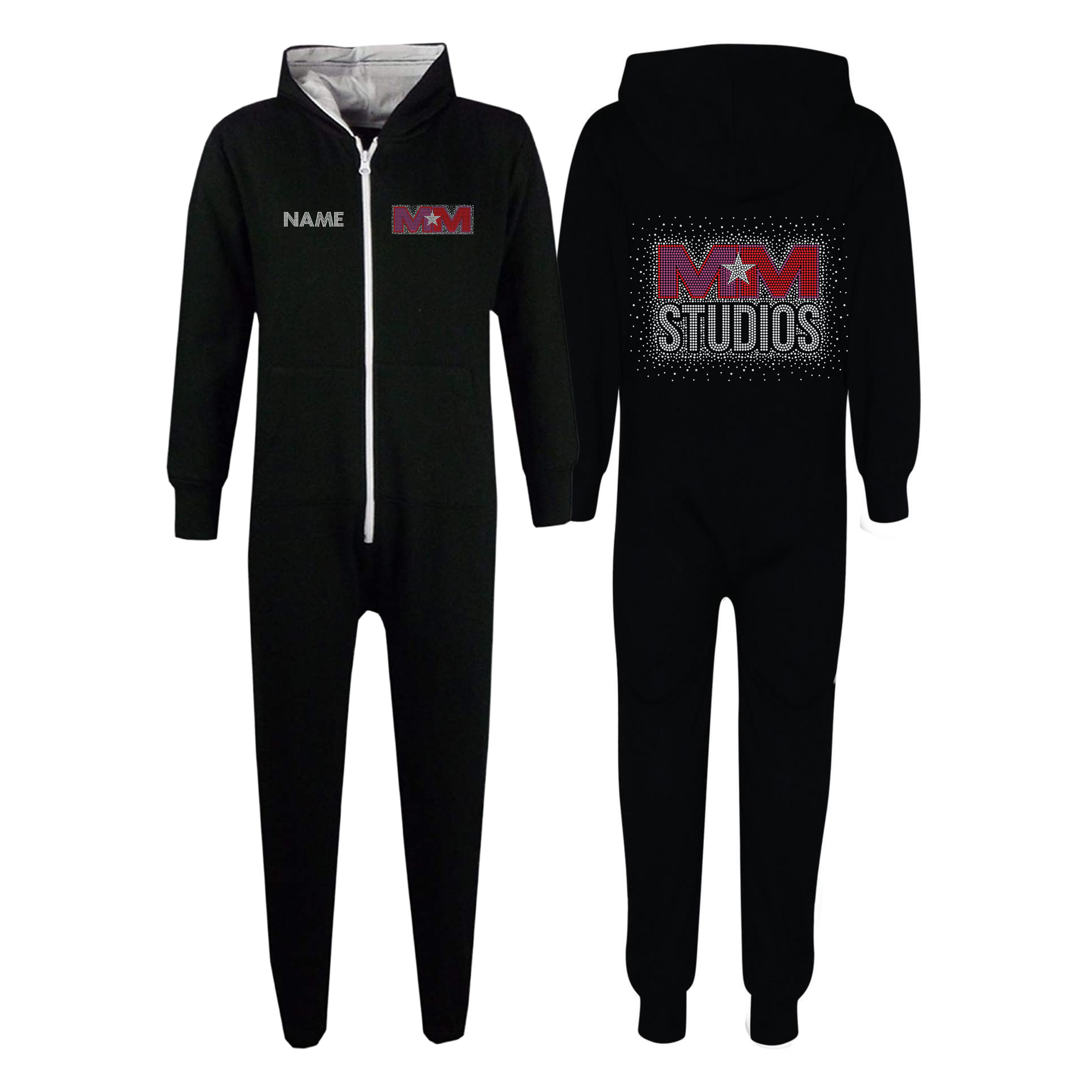 MM Studios Full Length Hooded Onesie