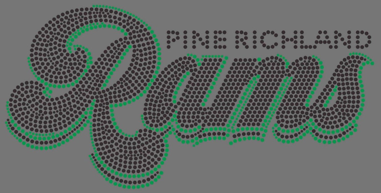 Pine Richland Rams Cursive Design