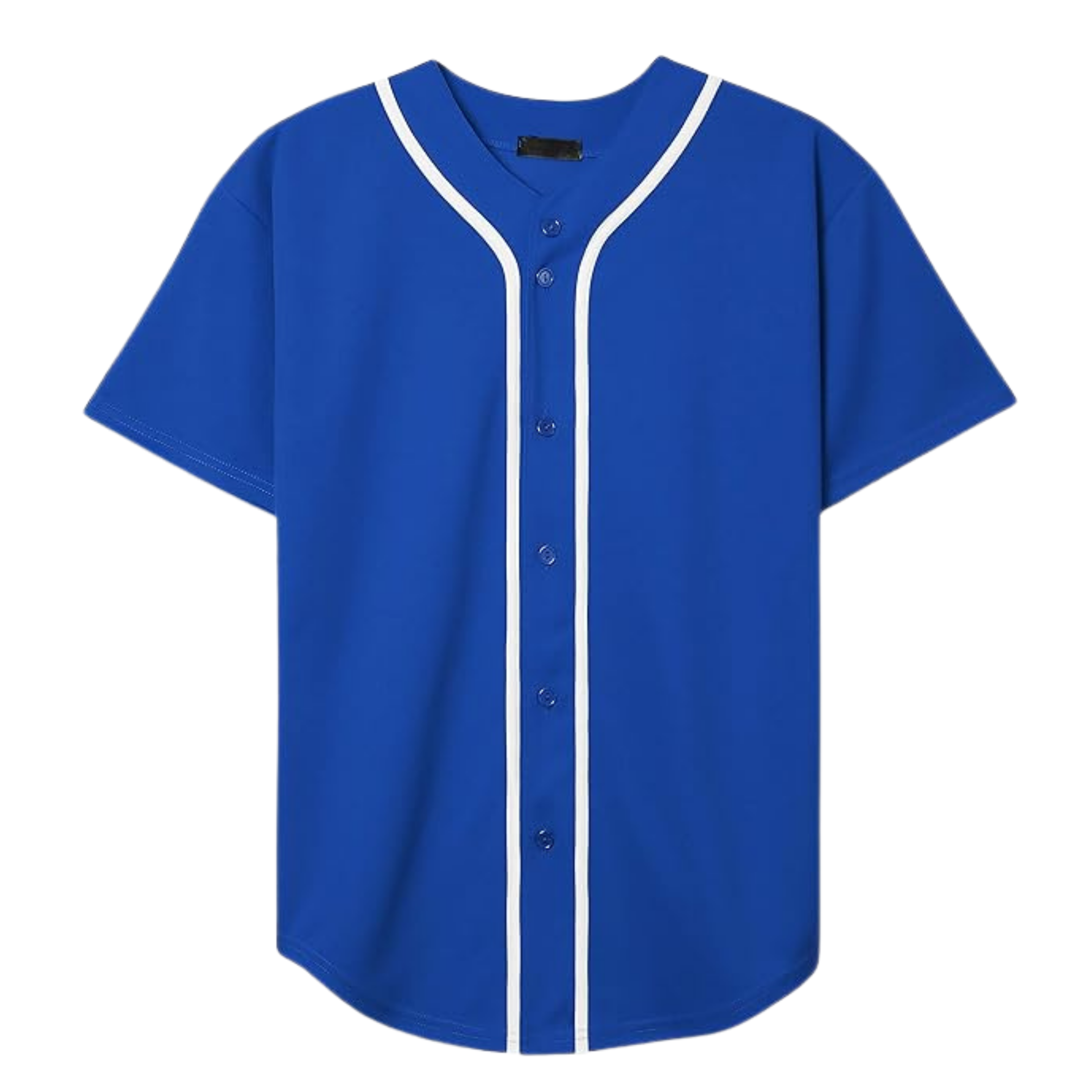 Custom Royal With White Trim Full Bling Baseball Jersey