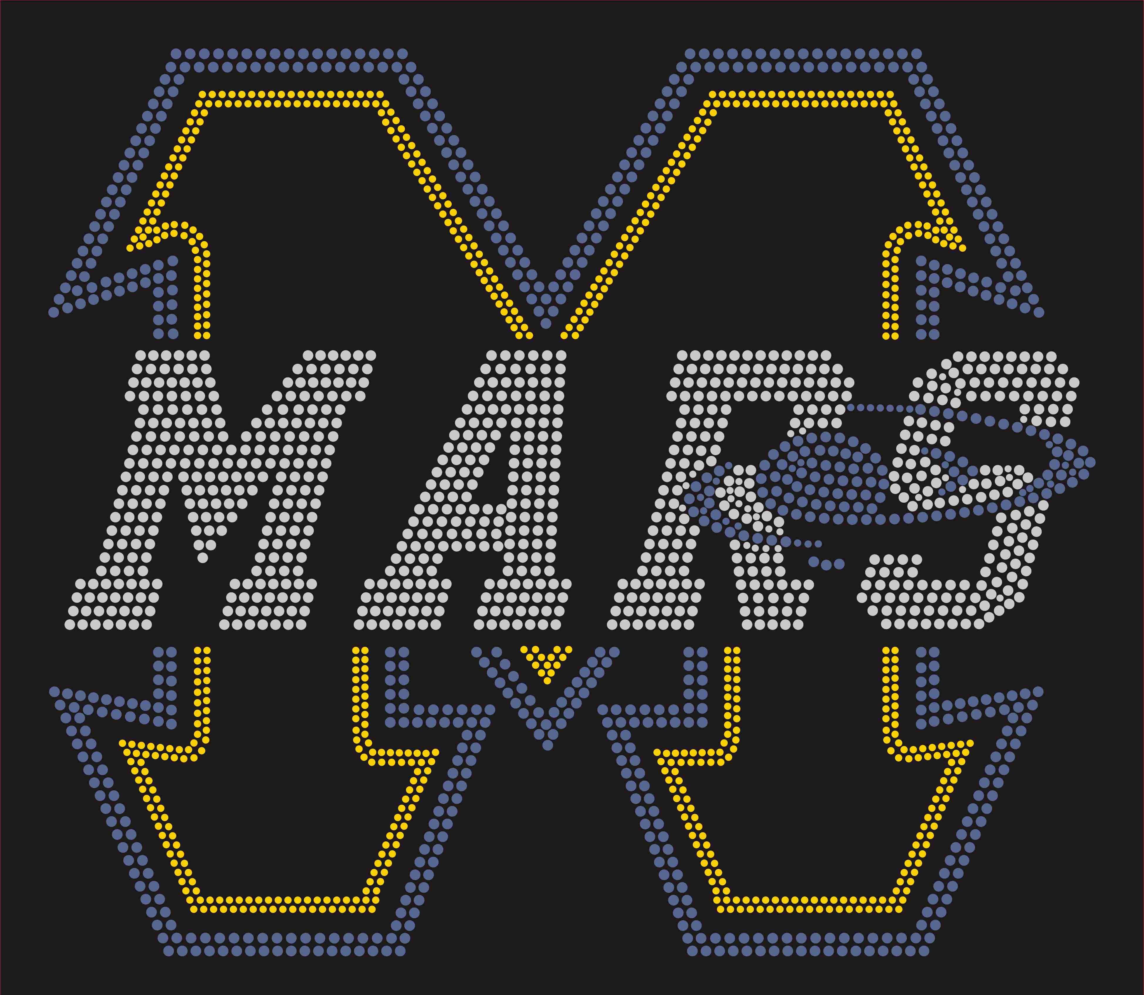 Mars Planets M with Mars Bling Design (Tanks, Tees, Sweats, etc)