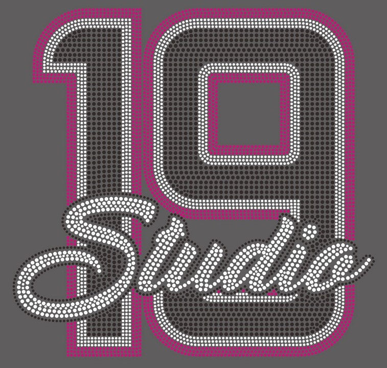 Studio 19 Large Pink Block Bling