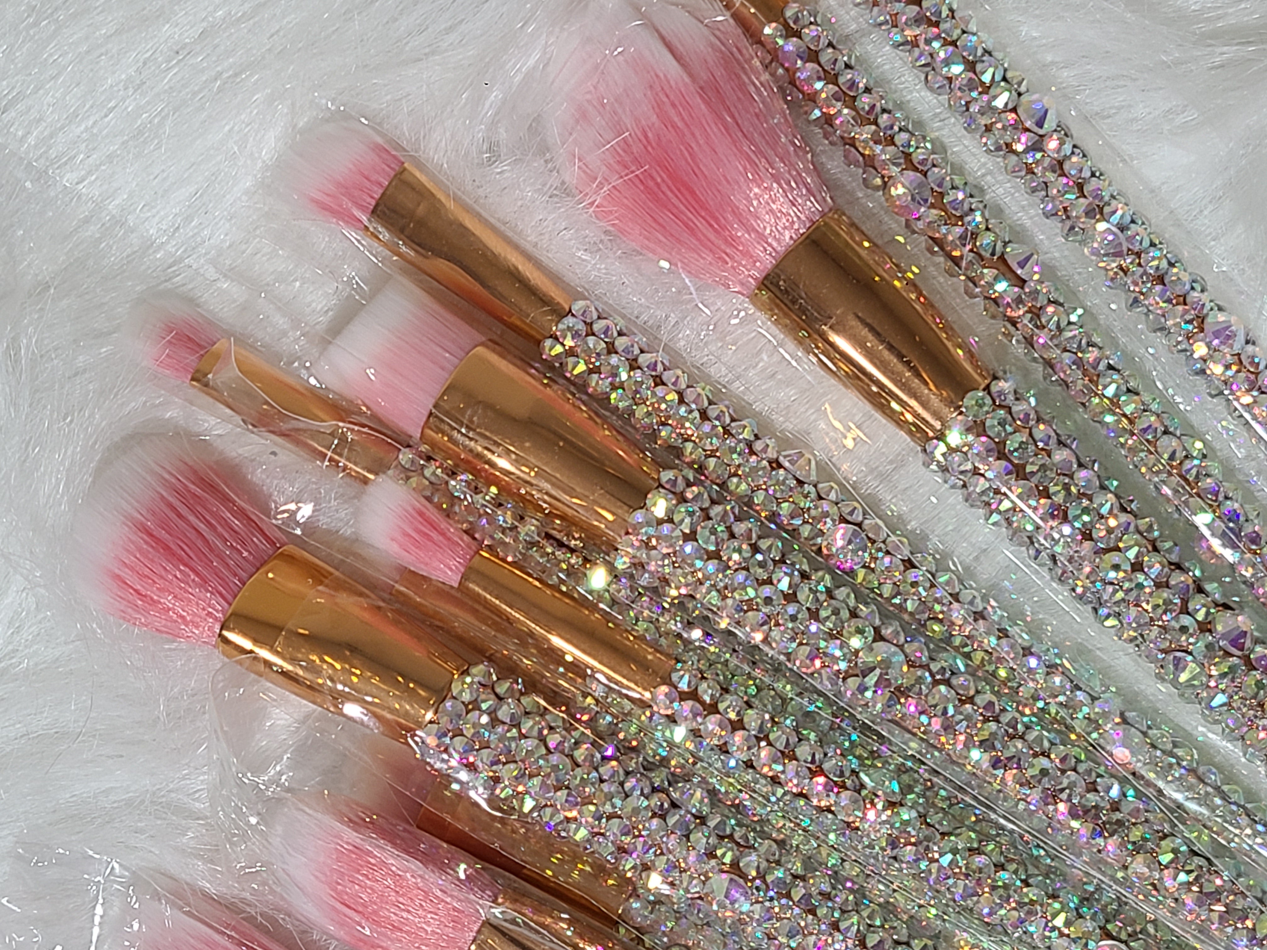 Bling Makeup Tools with Bucket