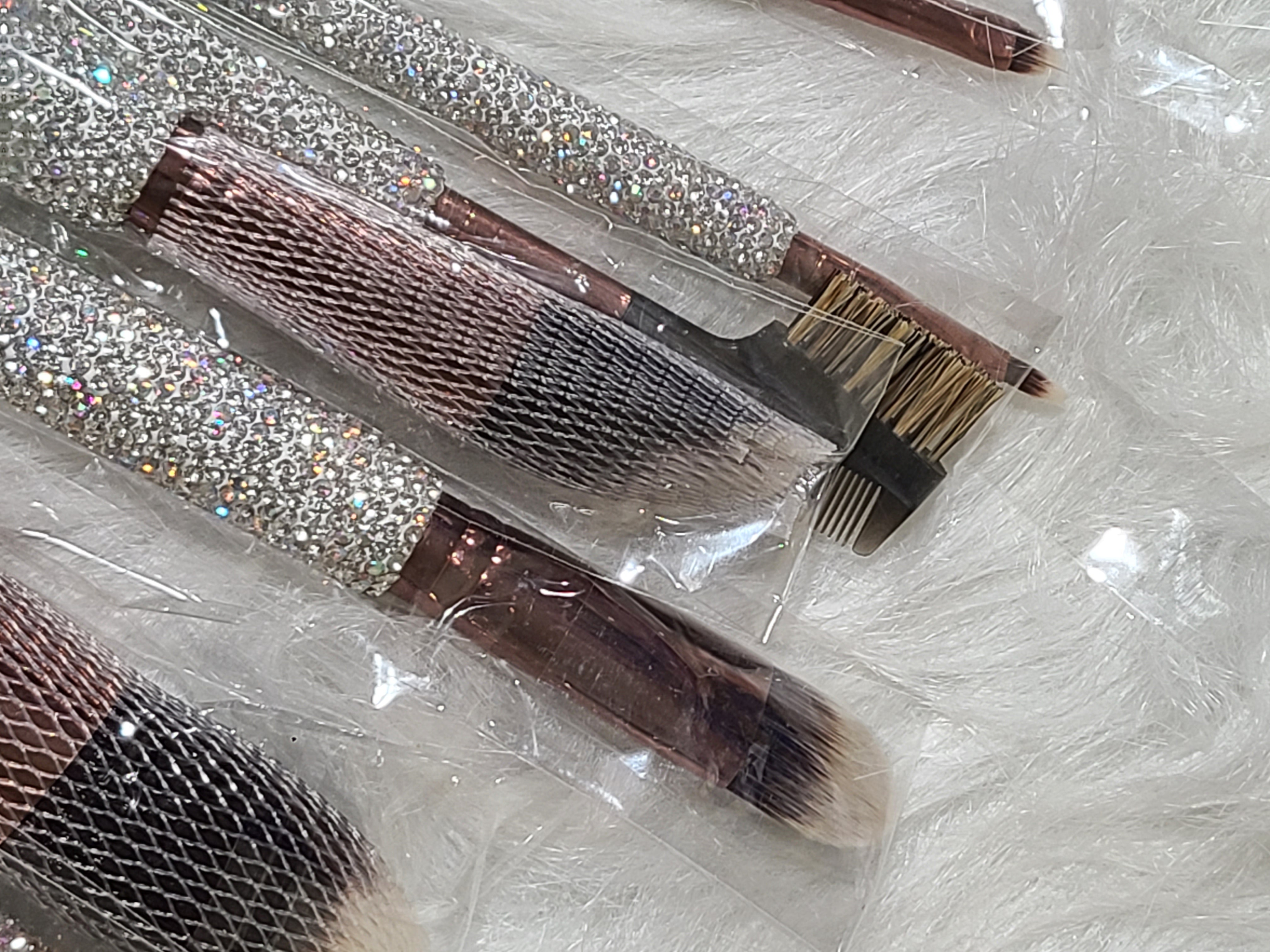 Bling Makeup Tools with Bucket