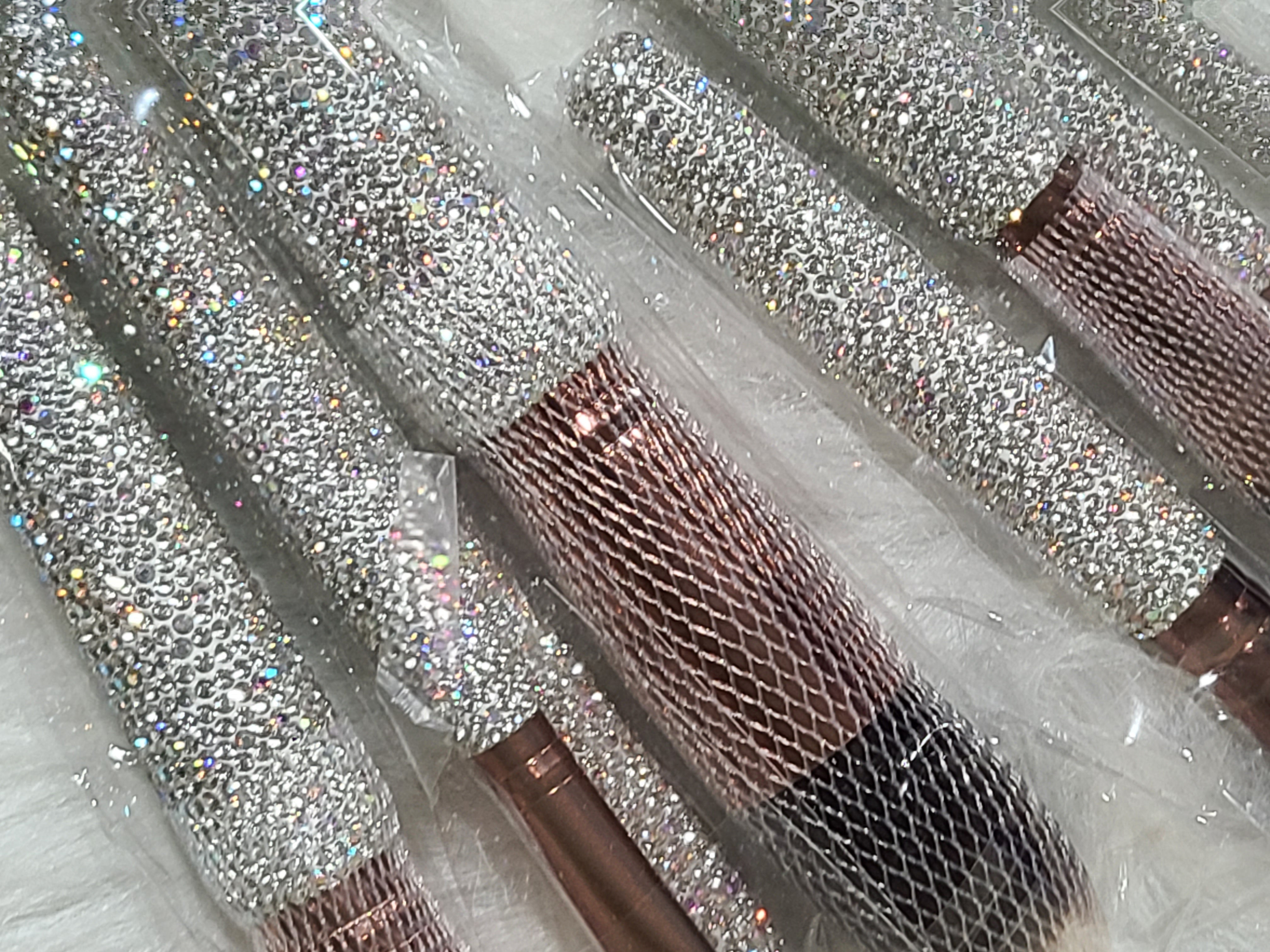 Bling Makeup Tools with Bucket