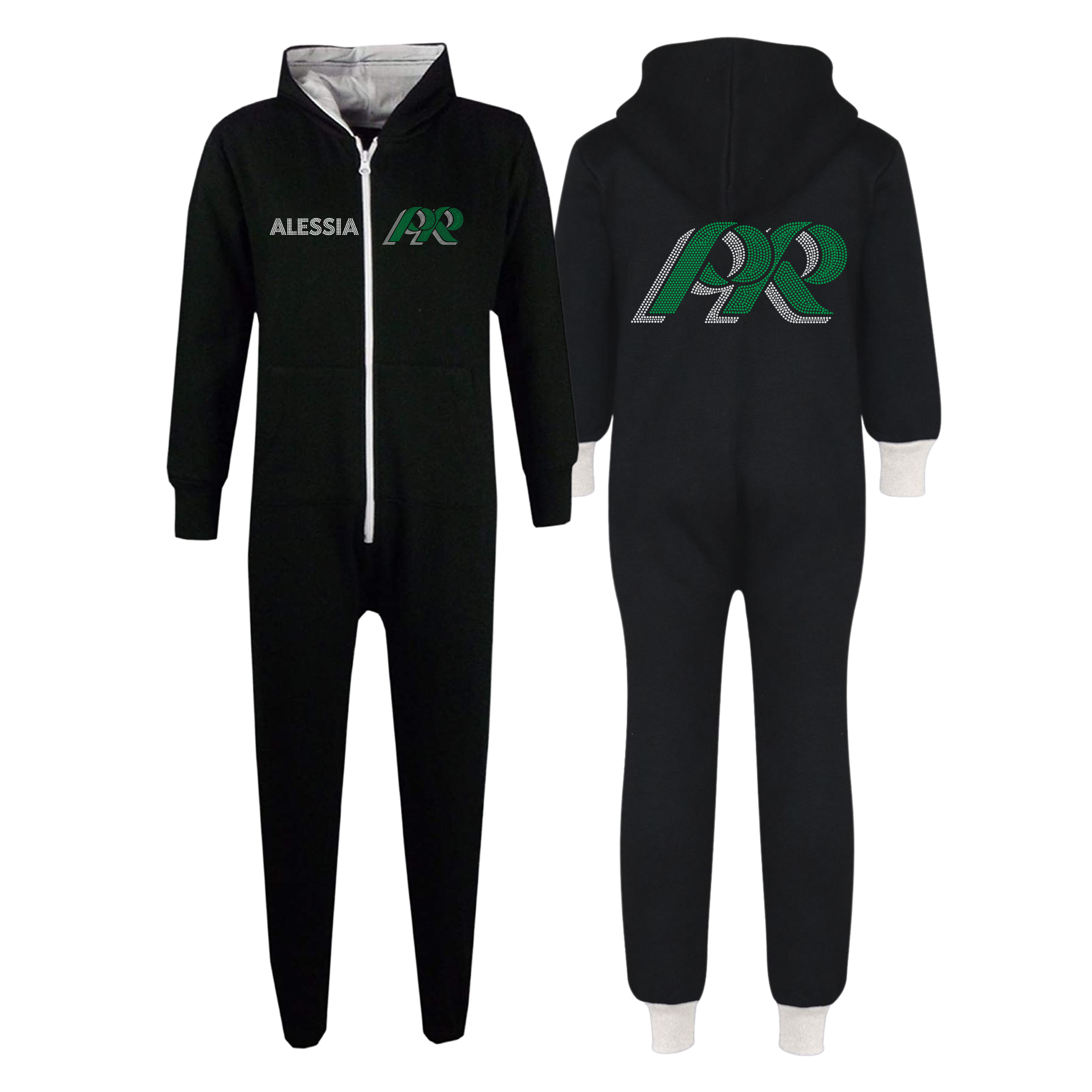 Pine Richland PR Bling Hooded Full Length Onesie