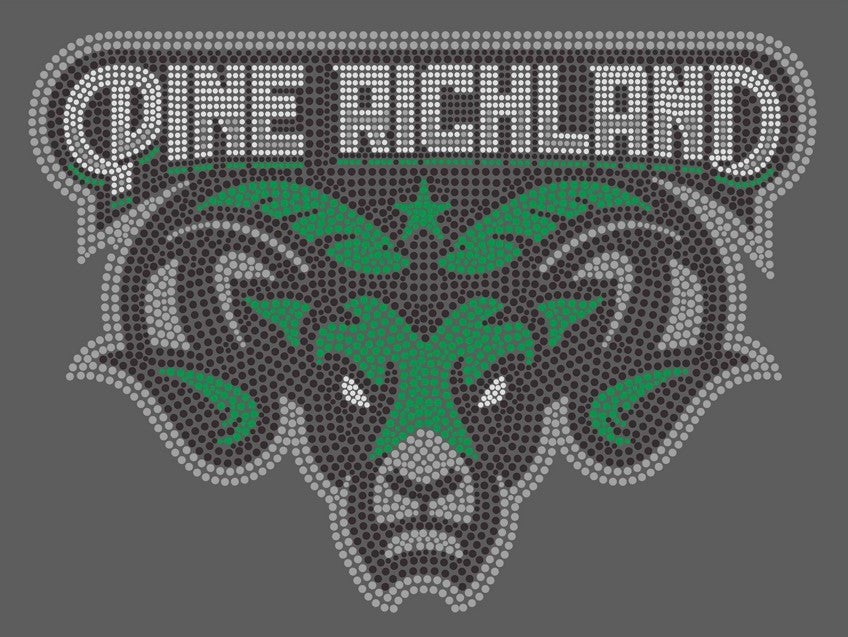 Pine Richland Ram Mascot Bling Design